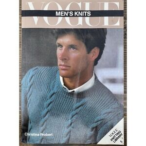 Vogue Men's Knits No 5 Christina Probert Vogue Knitting Library Pattern‎ Book